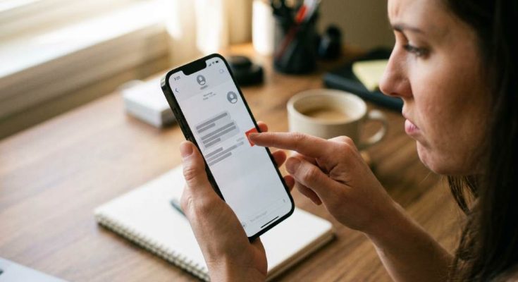 iPhone user in Miami struggling to delete text messages on iOS device
